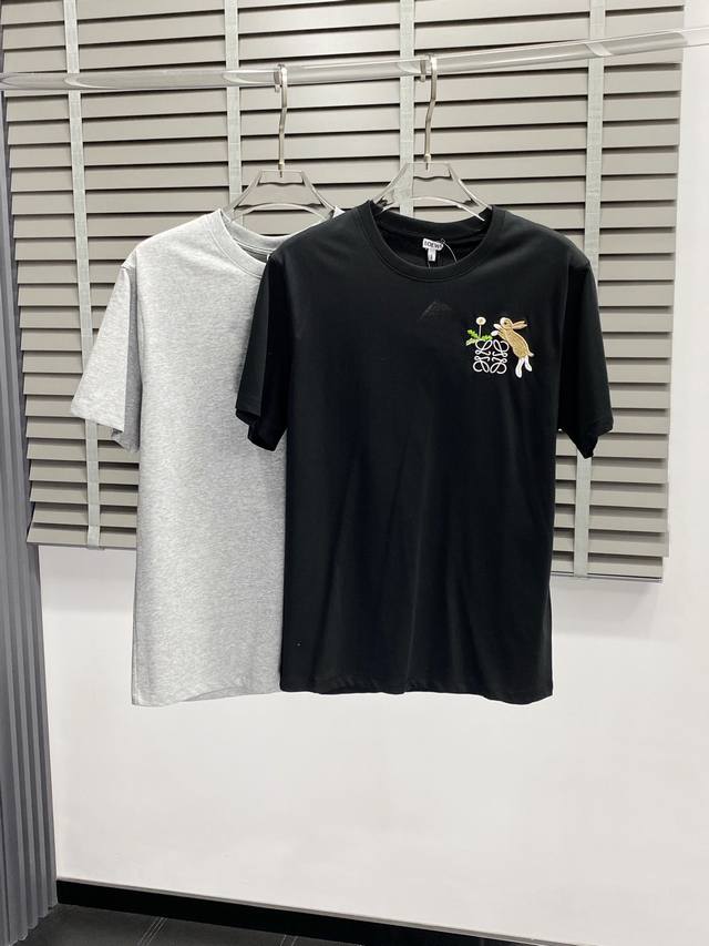 Loewe exclusive new men's casual spring and summer short-sleeved high-end versio