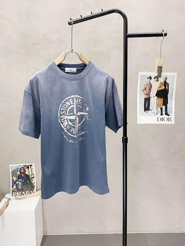 Stone Island exclusive new original men's casual spring and summer short-sleeved