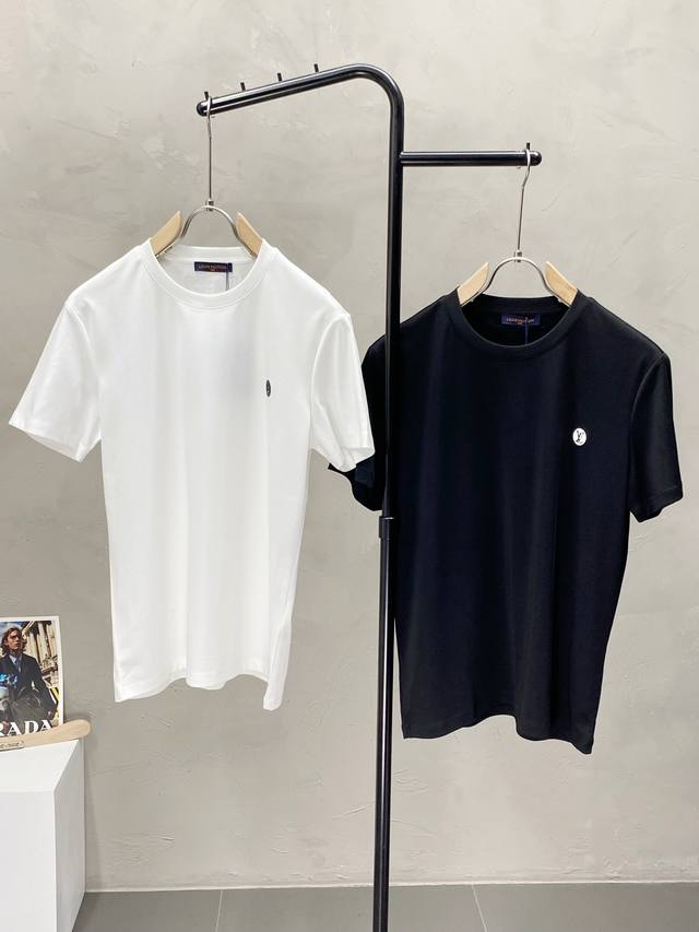 Louis Vuitton exclusive new original men's casual spring and summer short-sleeve