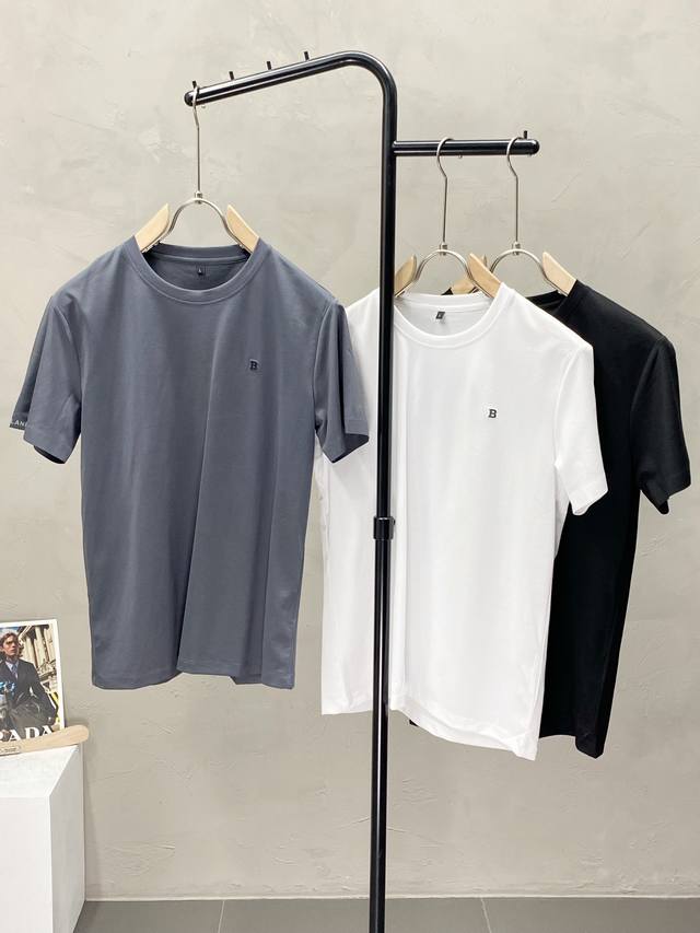 Burberry exclusive new original men's casual spring and summer short-sleeved hig