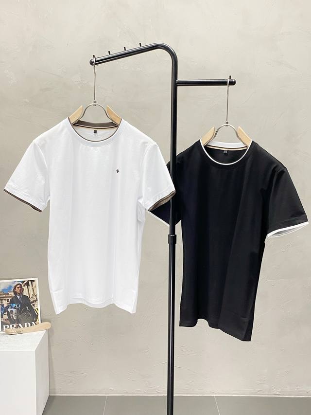 Dior exclusive new original men's casual spring and summer short-sleeved high-en