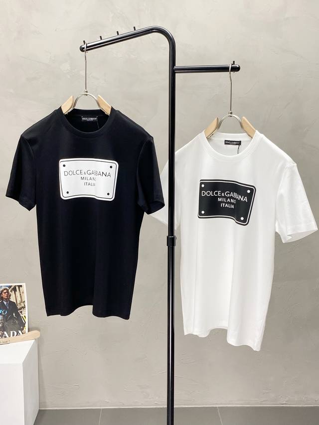 Dolce & Gabbana exclusive new original men's casual spring and summer short-slee