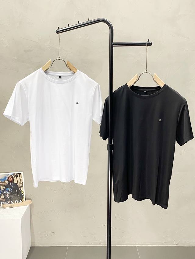 Burberry exclusive new original men's casual spring and summer short-sleeved hig