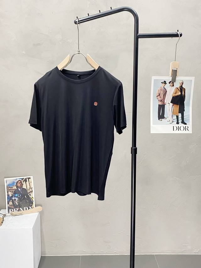 Zegna exclusive new original men's casual spring and summer short-sleeved high-e