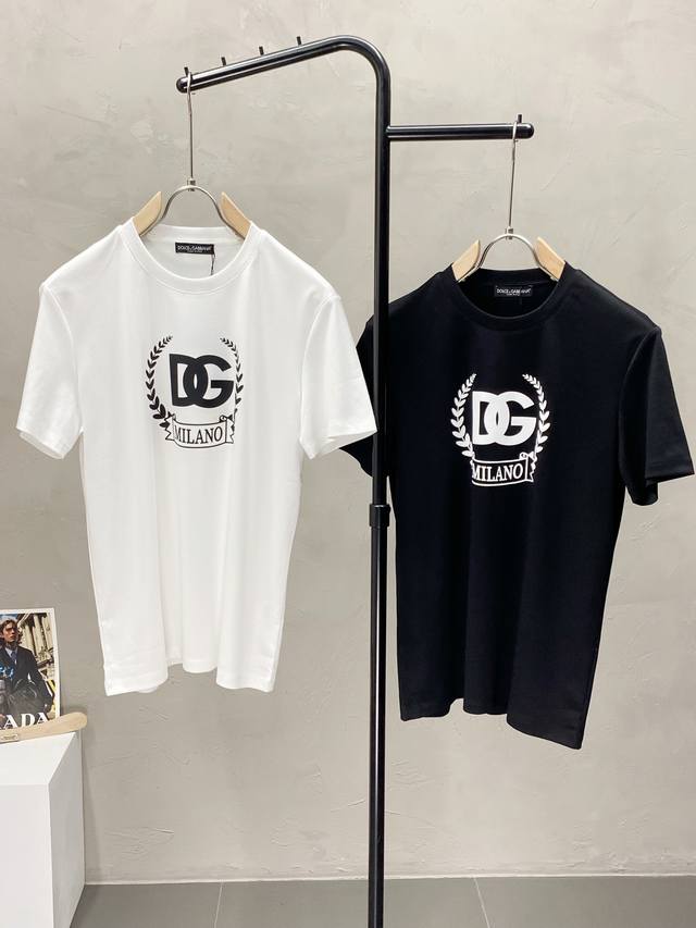 Dolce & Gabbana exclusive new original men's casual spring and summer short-slee