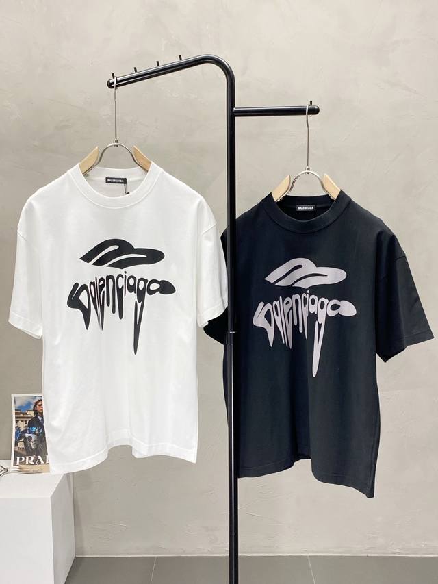 Balenciga exclusive new original men's casual spring and summer short-sleeved hi