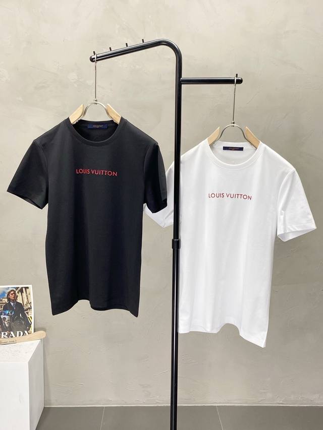 Louis Vuitton exclusive new original men's casual spring and summer short-sleeve