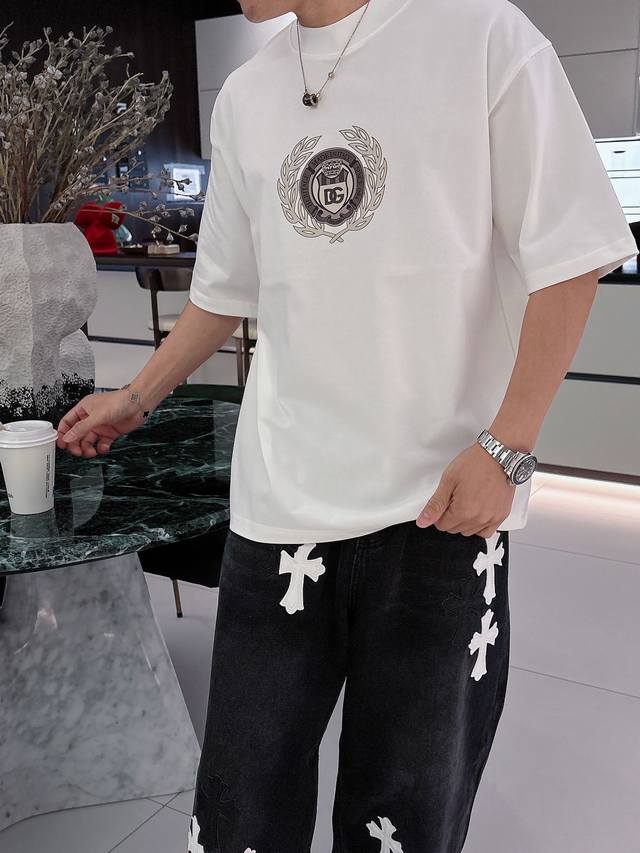 D&G 2025 Spring/Summer new arrivals! The latest short-sleeved, round-neck T-shir