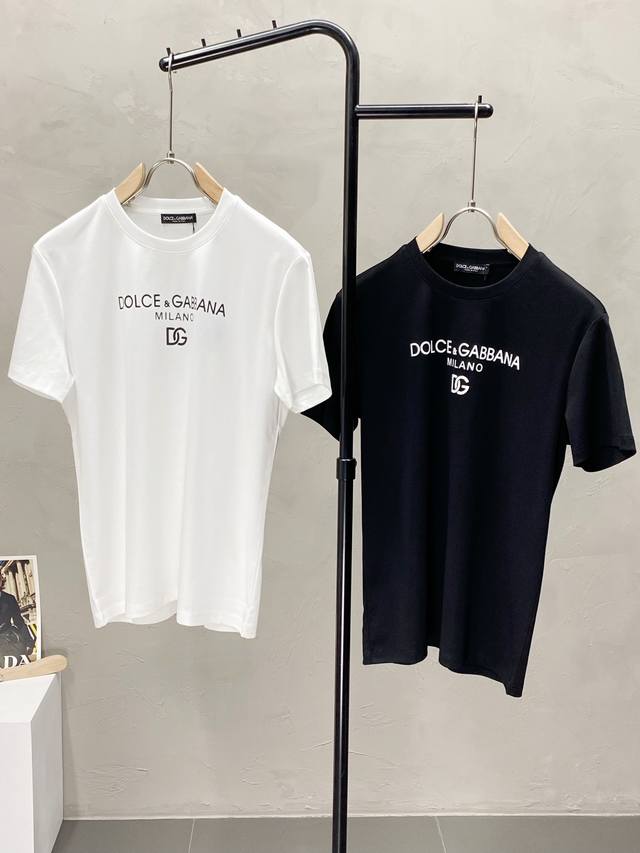 Dolce & Gabbana exclusive new original men's casual spring and summer short-slee