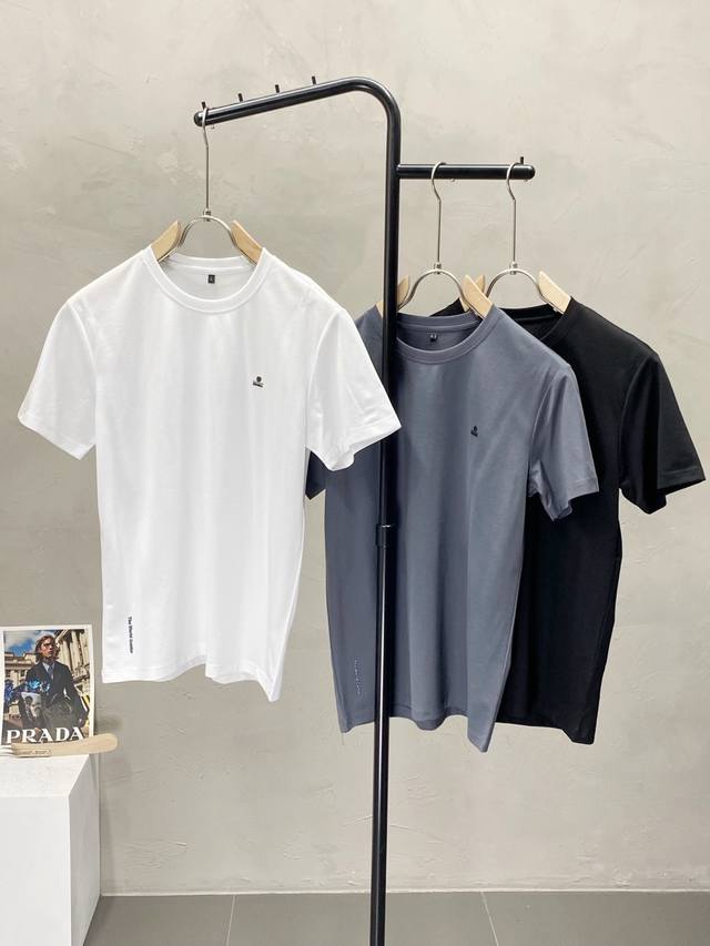 Zegna exclusive new original men's casual spring and summer short-sleeved high-e