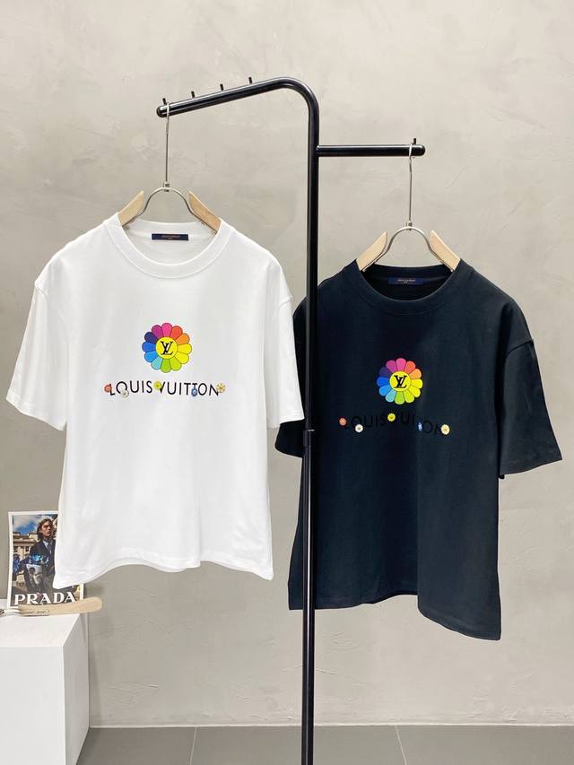 Louis Vuitton exclusive new original men's casual spring and summer short-sleeve