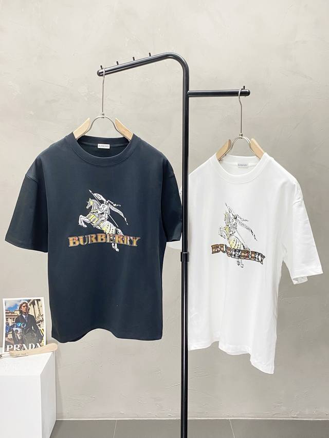 Burberry exclusive new original men's casual spring and summer short-sleeved hig
