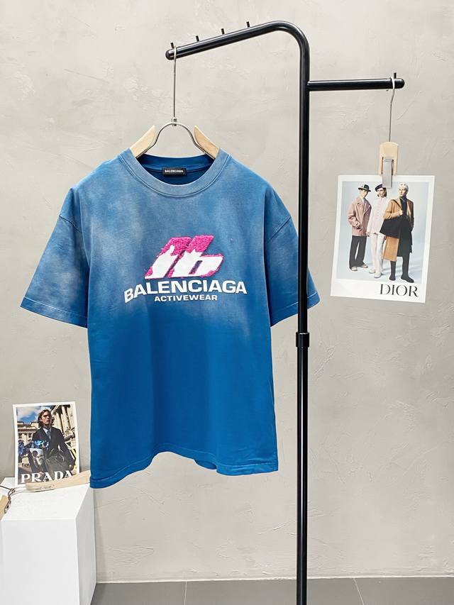 Balenciga exclusive new original men's casual spring and summer short-sleeved hi