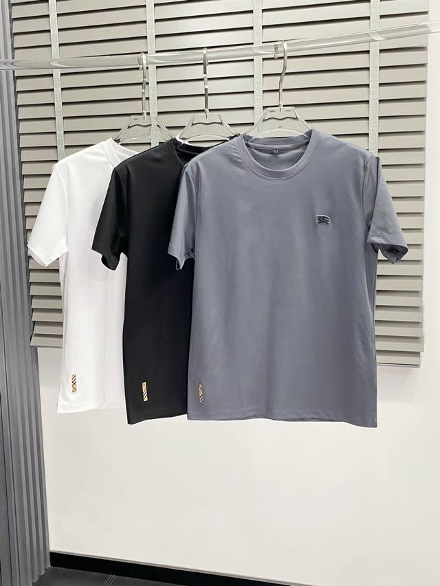 Burberry exclusive new original men's casual spring and summer short-sleeved hig