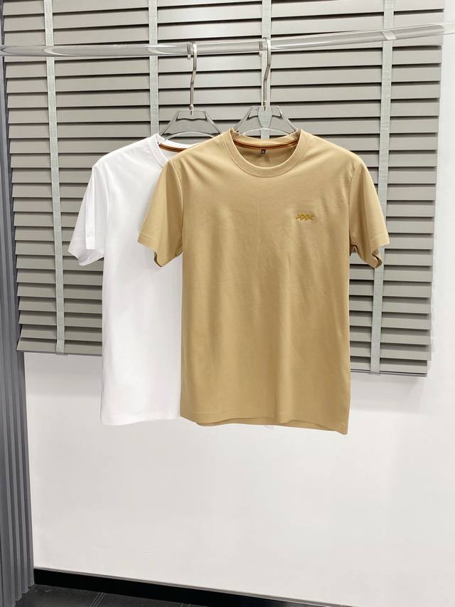 Zegna exclusive new original men's casual spring and summer short-sleeved high-e