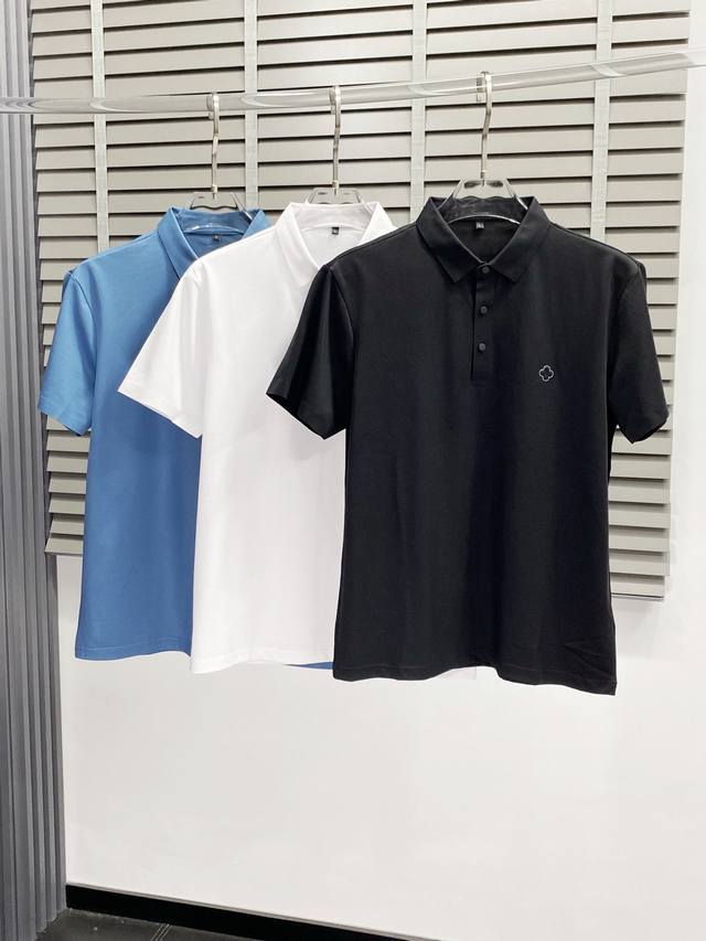 Louis Vuitton exclusive new original men's casual spring and summer lapel short-