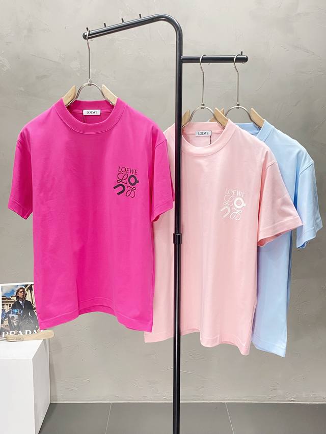 Loewe exclusive spring and summer new original men's casual short-sleeved shirt,