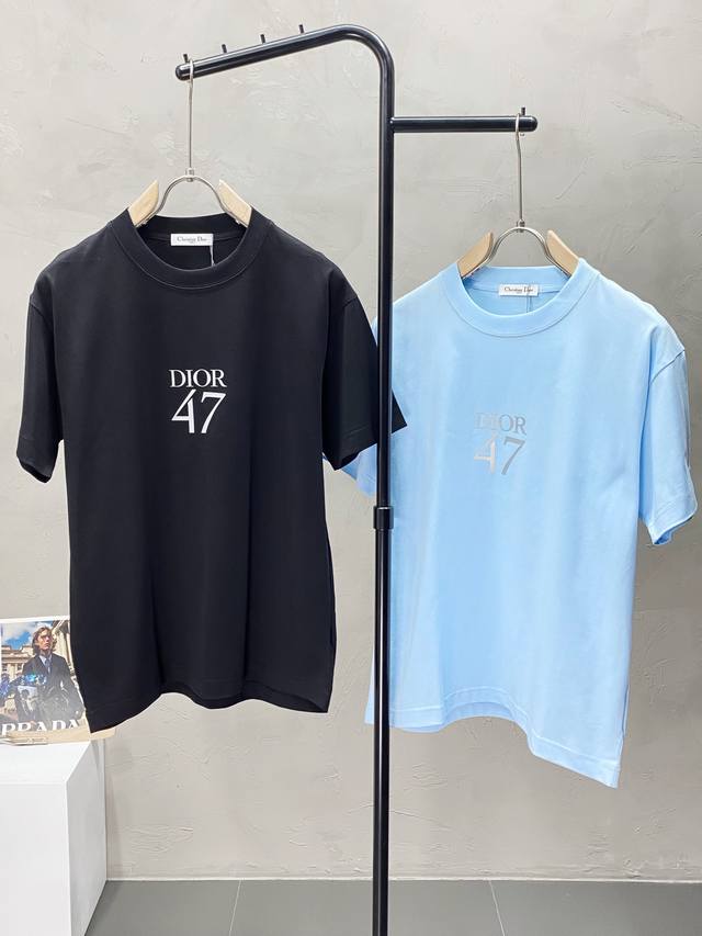 Dior exclusive spring and summer new original men's casual short-sleeved high-en