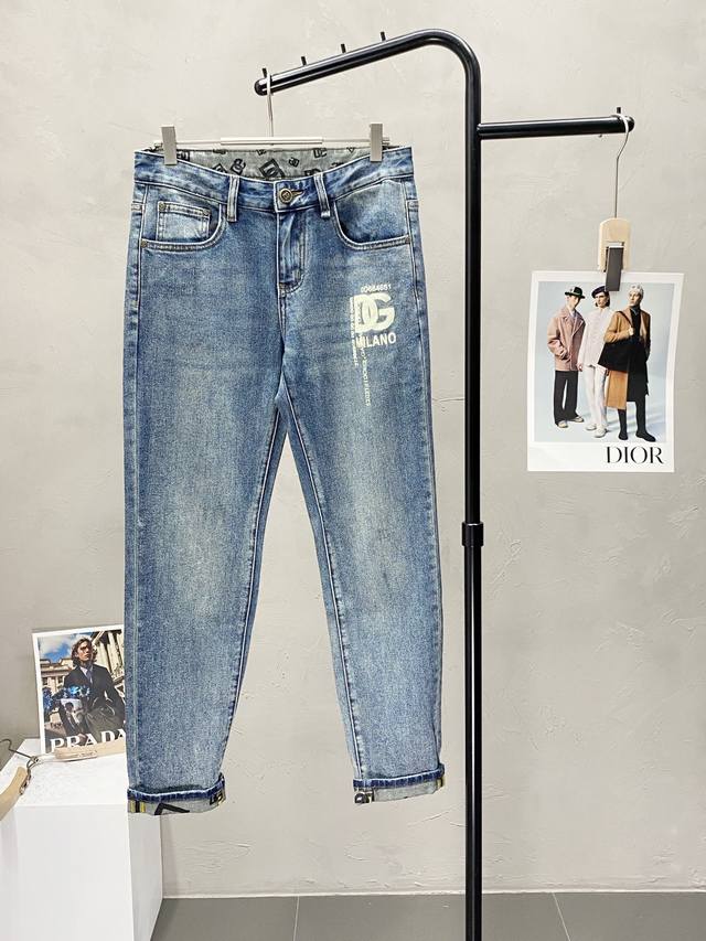 Exclusive, high-end version of Dolce & Gabbana's new spring/summer jeans! Made w