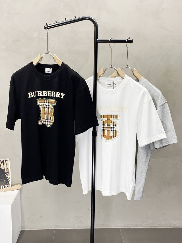 Burberry exclusive new original men's casual short-sleeved high-end high version