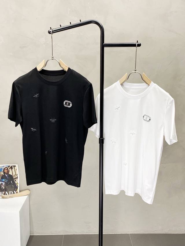Dior exclusive new original men's casual short-sleeved high-end high version fas
