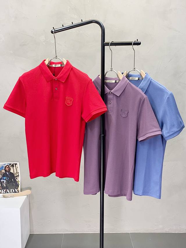 Burberry exclusive new original men's casual short-sleeved high-end high version