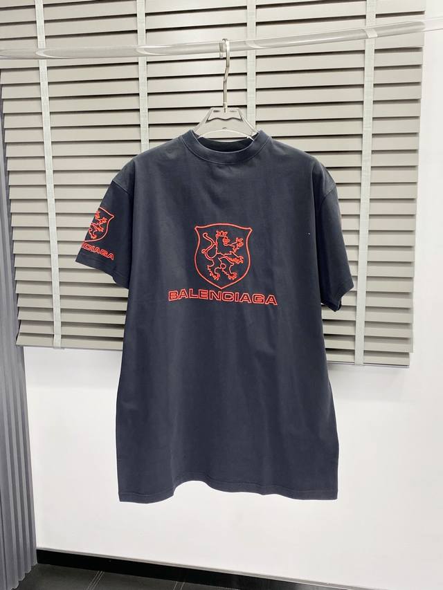 Balenciga exclusive new original men's casual short-sleeved high-end high-editio