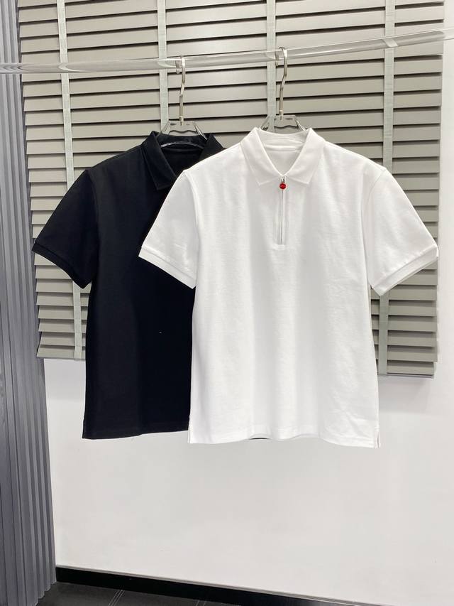 Kiton exclusive exclusive supply of new original men's casual lapel short-sleeve