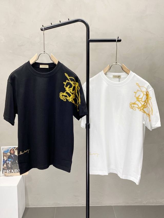 Burberry exclusive new original men's casual short-sleeved high-end high version