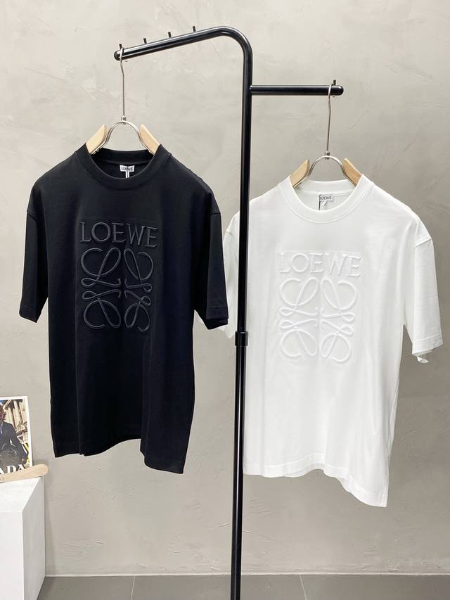 Loewe exclusive new original men's casual short-sleeved high-end high version fa