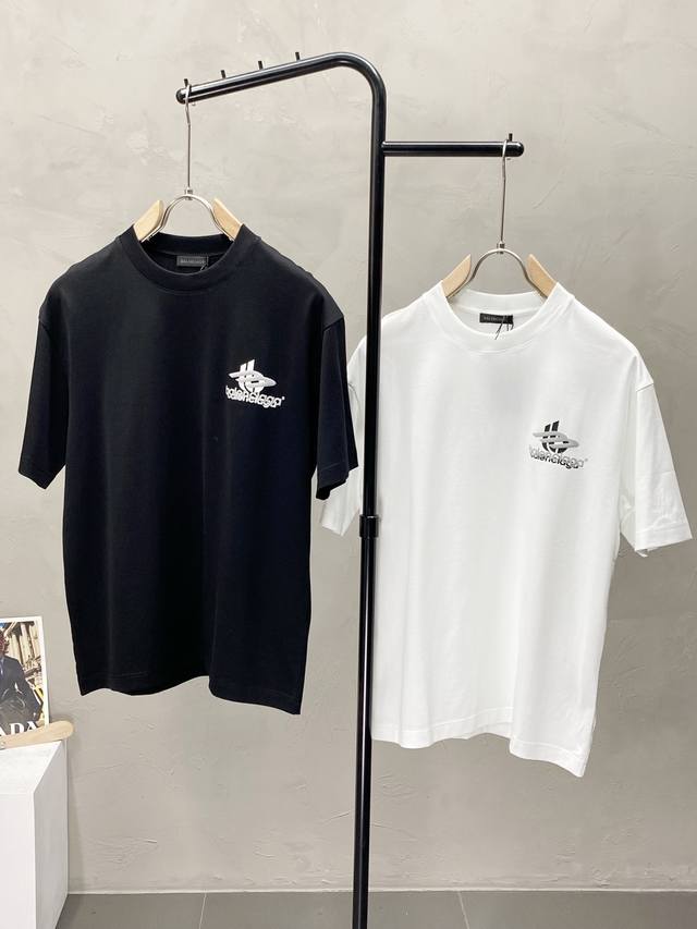 Balenciga exclusive new original men's casual short-sleeved high-end high-editio