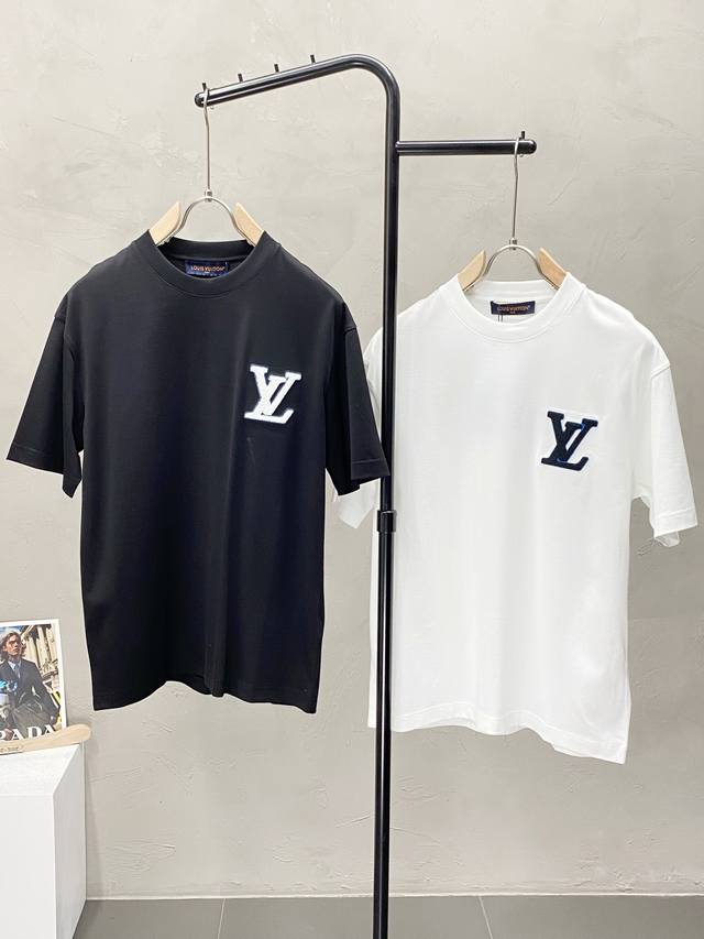Louis Vuitton exclusive new original men's casual short-sleeved high-end high-ed