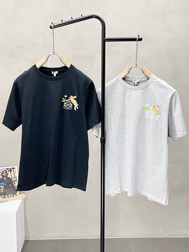 Loewe exclusive new original men's casual short-sleeved high-end version fashion