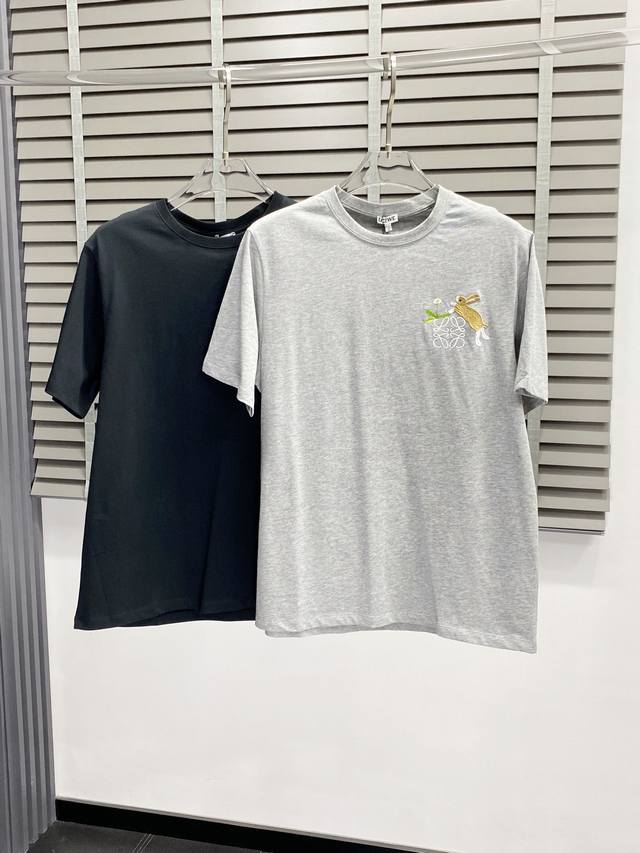 Loewe exclusive new original men's casual short-sleeved high-end version fashion
