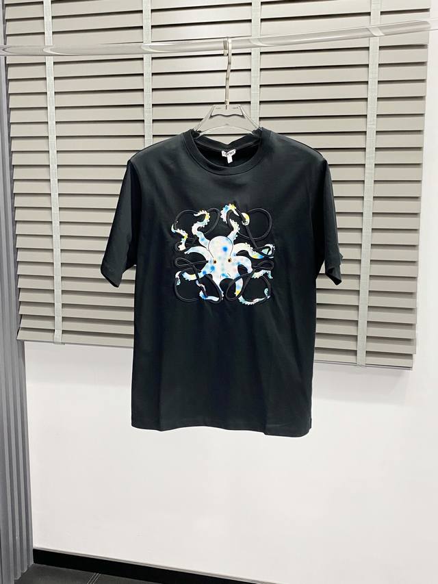 Loewe exclusive new original men's casual short-sleeved high-end version fashion