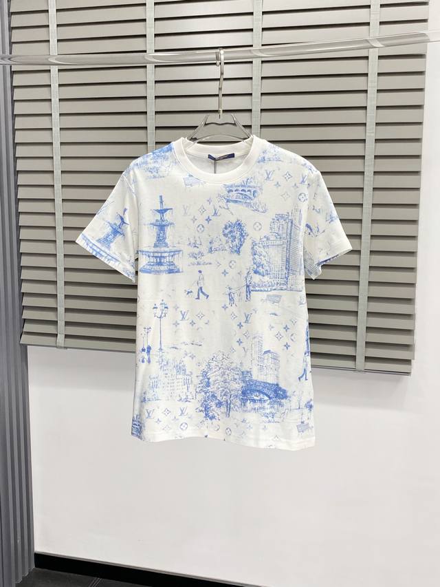 Louis Vuitton Louis Vuitton Lv exclusive new original men's casual short-sleeved