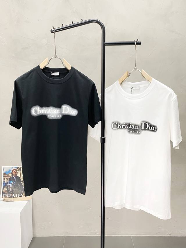 Dior exclusive new original men's casual short-sleeved high-end version fashiona