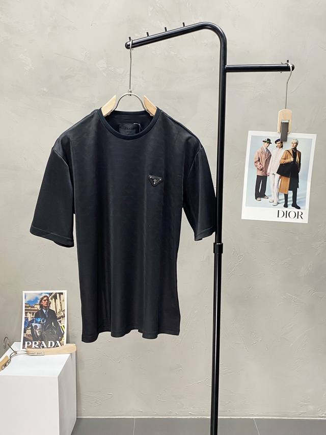 Prada exclusive supply of new original men's casual short-sleeved high-end versi