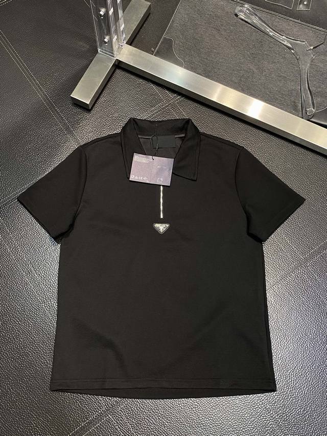 Prada exclusive supply of new original men's casual short-sleeved high-end versi