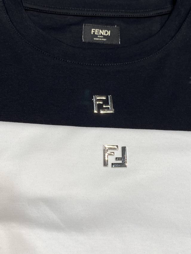 Fendi exclusive exclusive supply of new original men's casual short-sleeved high