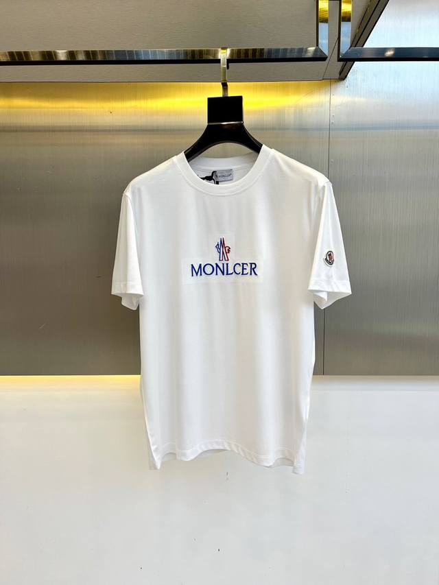 Monogram, Sea Island Cotton Short-Sleeved Crewneck T-shirt. Featuring a classic