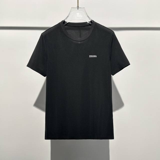 Zegna men's 2025 spring and summer new short-sleeved shirt, sold simultaneously