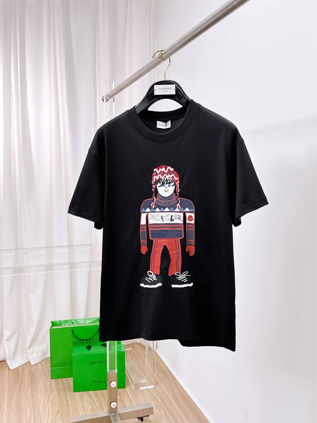 Moncler 25Ss Spring/Summer new release, the latest short-sleeved, round-neck T-s