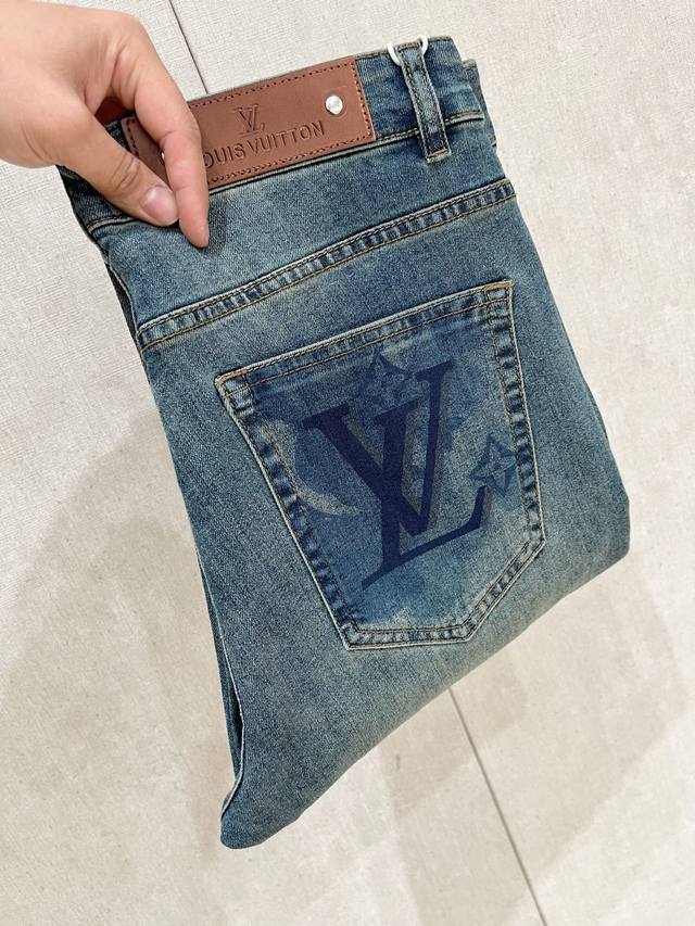Lv*25 Early Spring Men's Jeans, Original Fabric, Original Wash! Made from import