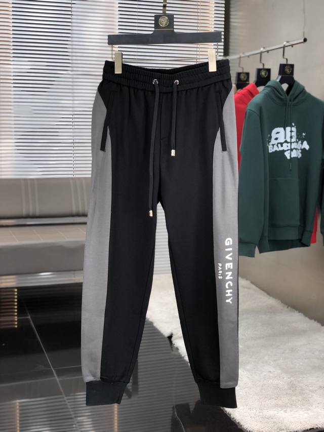 Givenchy's new logo sports casual pants for Spring 2025. Custom-made original mo