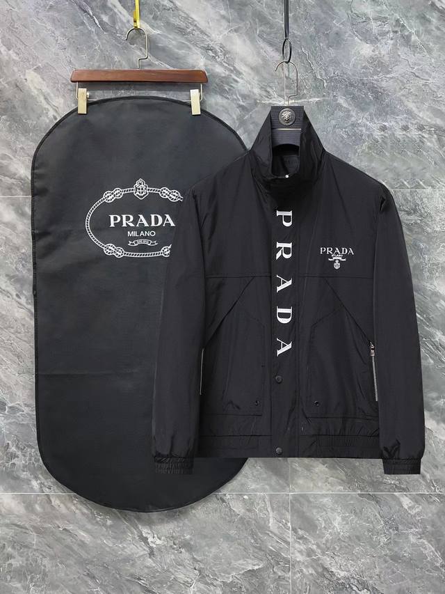 same style as the official Prada website, with all three labels complete, pre-sa