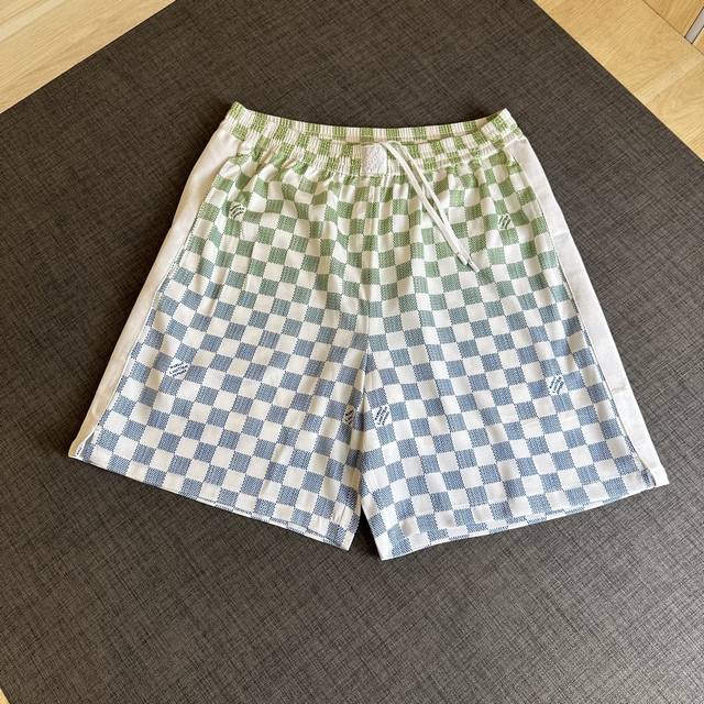 Lois Vitn 2025 Early Spring/Summer Monogram Suit Twill Checkerboard Shorts Match