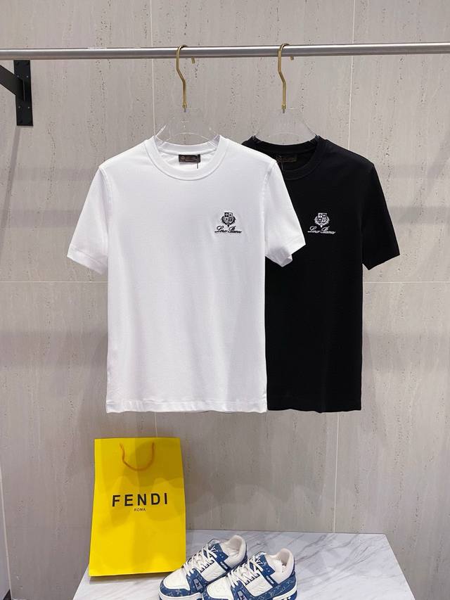 Lp Loyo Piana 2025 Spring/Summer new release, the latest short-sleeved crewneck