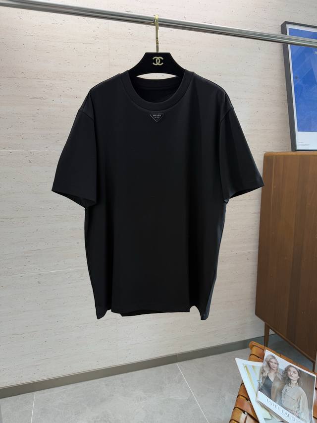 Can wear up to 230 pounds) Pra2025 Spring/Summer new short-sleeve T-shirt featur