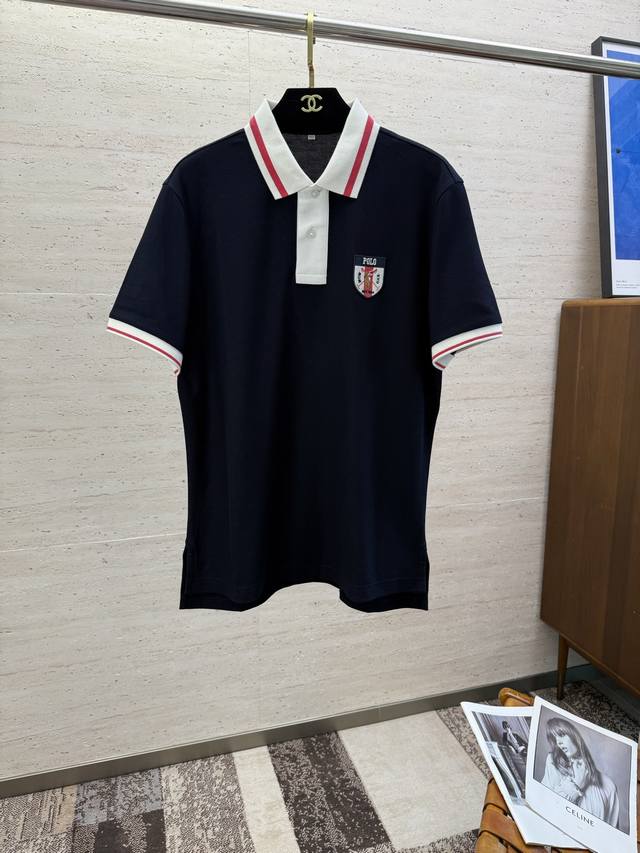 Polo 25S Spring/Summer Men's Polo. The iconic logo on the chest creates a very c